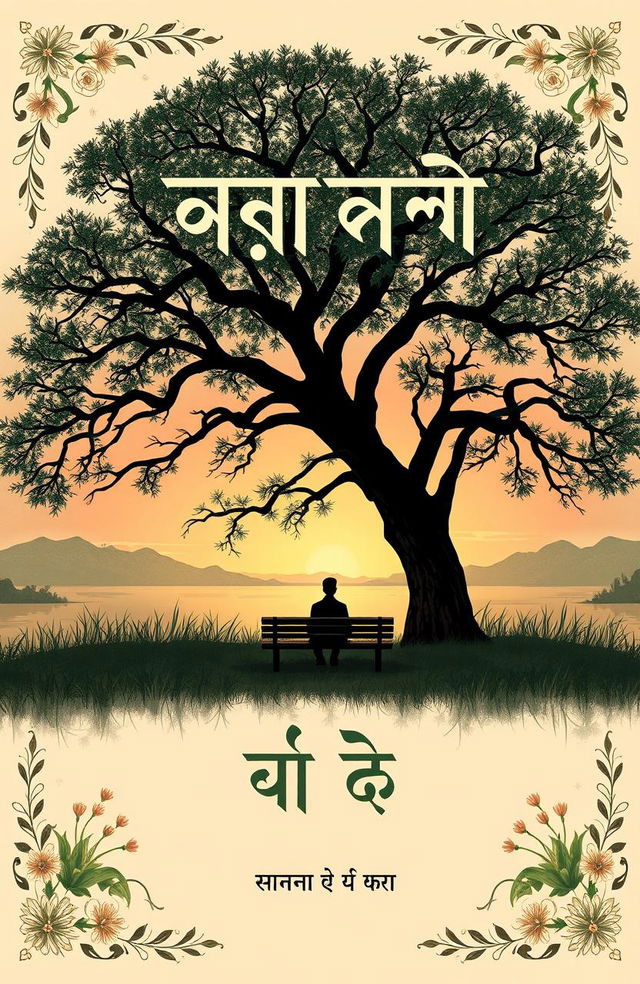 A beautifully illustrated book cover for the Bengali novel titled 'একাকিত্বের ভাবনা' by writer মামুনুর রশিদ রাফাত