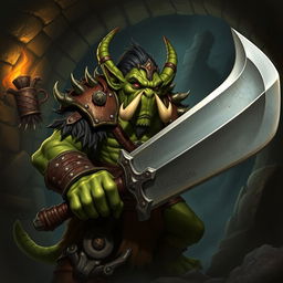 A detailed depiction of a hobgoblin character inspired by the 'Goblin Slayer' series