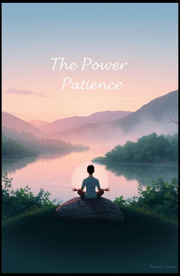 A serene and contemplative artwork that visually encapsulates the theme of 'The Power of Patience' by Rahinatu Hussein