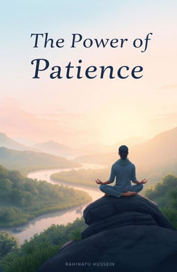 A serene and contemplative artwork that visually encapsulates the theme of 'The Power of Patience' by Rahinatu Hussein