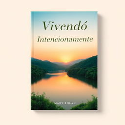 A book cover design for a book titled "Vivendo Intencionalmente"