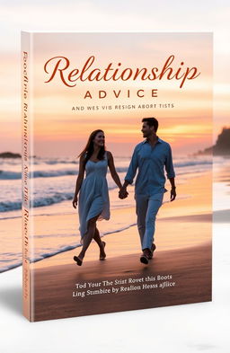 A beautifully designed book cover for a relationship advice book