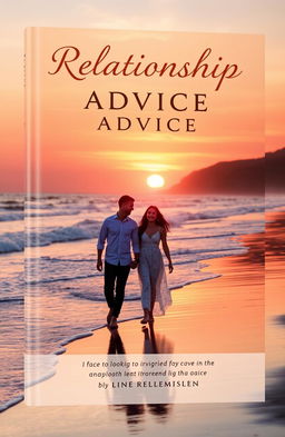 A beautifully designed book cover for a relationship advice book