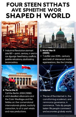 Four significant events that have shaped the world: 1
