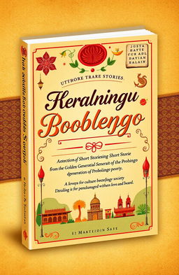 A beautifully designed book cover that showcases the essence of a collection of short stories from the golden generation of Probolinggo