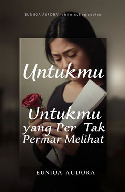 A book cover design for 'Untukmu yang Tak Pernah Melihat' by Eunioa Aurora