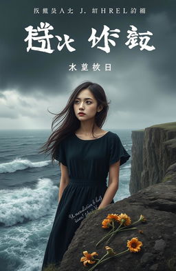 A novel cover featuring a dramatic gray sky background, conveying a deep sense of sadness