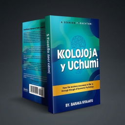 Design a book cover for the title 'Saikolojia ya Uchumi' written by Baraka Nyamafu