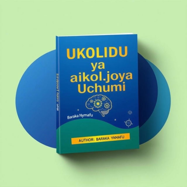 A professional and engaging book cover design for the book titled 'Saikolojia ya Uchumi' by Baraka Nyamafu