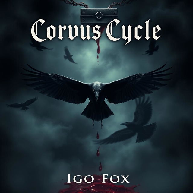 The cover of an online novel titled 'Corvus Cycle'