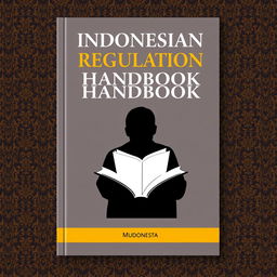 A book cover design for the 'Indonesian Banking Regulation Handbook'