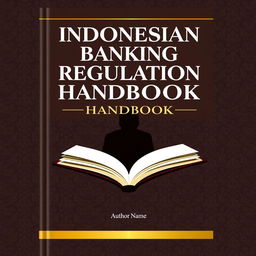 A book cover design for the 'Indonesian Banking Regulation Handbook'