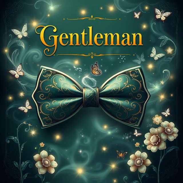 A captivating book cover for a fantasy novel titled 'Gentleman'