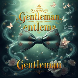 A captivating book cover for a fantasy novel titled 'Gentleman'