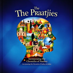 A captivating book cover for 'The Praatjies - Incorporating The Chronicles of Naniboy by Julian'