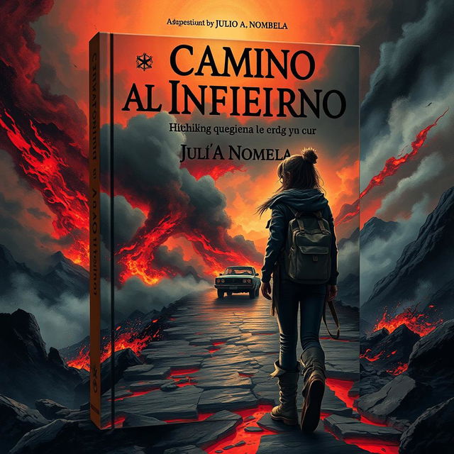 Book cover titled 'Camino al Infierno' by Julio A