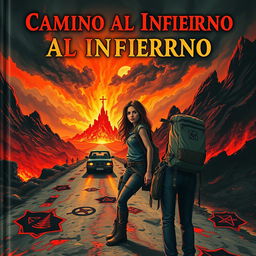 Book cover titled 'Camino al Infierno' by Julio A