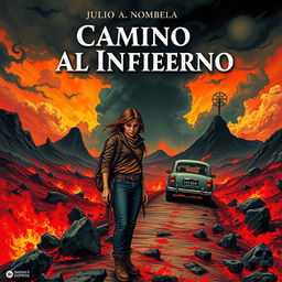 Book cover titled 'Camino al Infierno' by Julio A