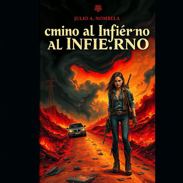 Book cover titled 'Camino al Infierno' by Julio A