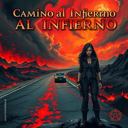 Book cover titled 'Camino al Infierno' by Julio A