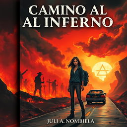 Book cover titled 'Camino al Infierno' by Julio A
