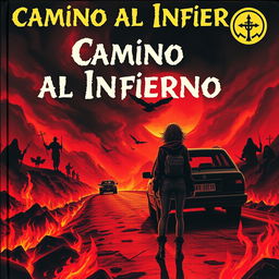Book cover titled 'Camino al Infierno' by Julio A