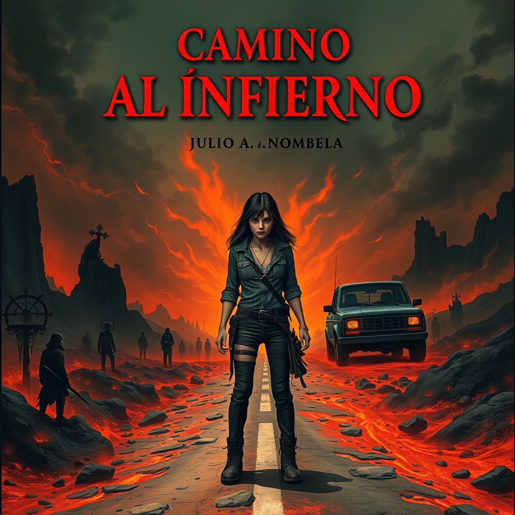 Book cover titled 'Camino al Infierno' by Julio A