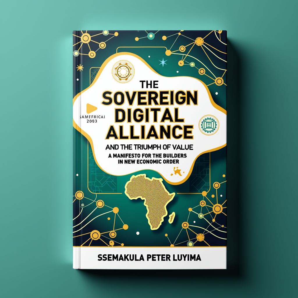 A fresh artistic book cover design for 'THE SOVEREIGN DIGITAL ALLIANCE: AND THE TRIUMPH OF VALUE