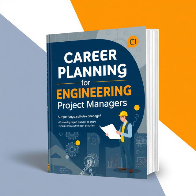 The cover design of a career planning book specifically for engineering project managers