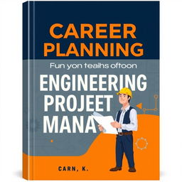 The cover design of a career planning book specifically for engineering project managers