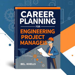 The cover design of a career planning book specifically for engineering project managers