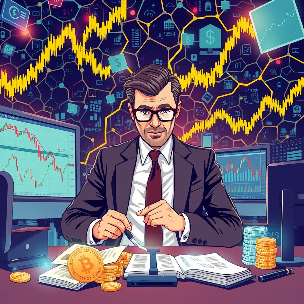 An engaging and illustrative image that encapsulates the theme of 'Uncovering the Trail of Smart Money' in Forex trading