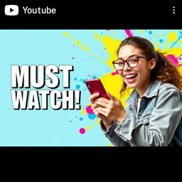 A vibrant and eye-catching YouTube thumbnail featuring a dynamic layout with bold text