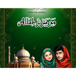 A beautifully designed first page for the novel titled in bold and italic Urdu font "اللہ کے عاشق" (Allah ke aashiq)