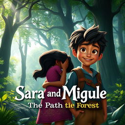 A beautiful scene from the movie 'Sara and Miguel: The Path of the Forest'