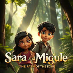 A beautiful scene from the movie 'Sara and Miguel: The Path of the Forest'