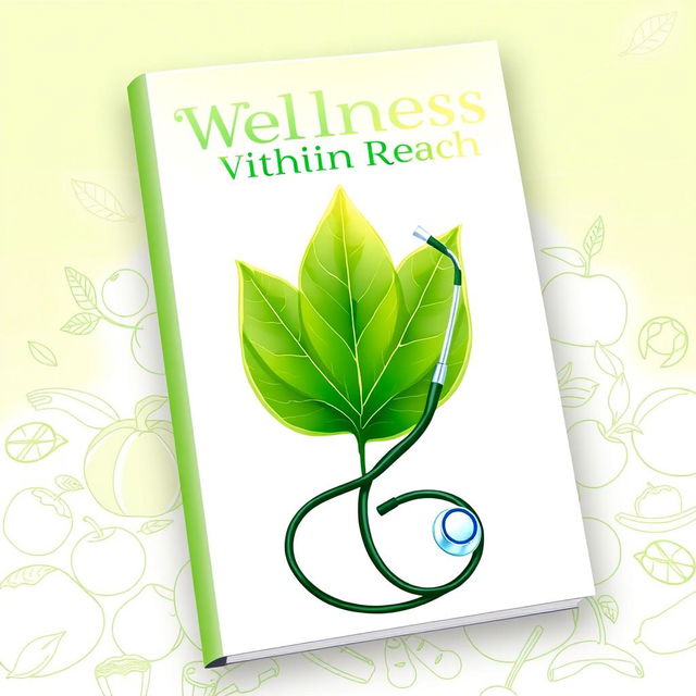 A vibrant and eye-catching e-book cover design for a health guide