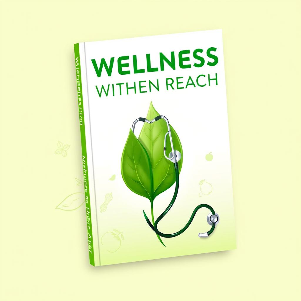 A vibrant and eye-catching e-book cover design for a health guide