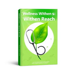 A vibrant and eye-catching e-book cover design for a health guide
