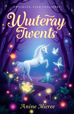 A vibrant and captivating Wattpad book cover featuring a fantasy theme