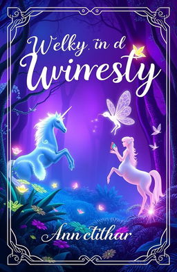 A vibrant and captivating Wattpad book cover featuring a fantasy theme