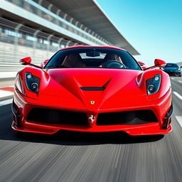 A stunning hybrid supercar design that merges the Ferrari F50 and LaFerrari with the front styling of the McLaren 750S
