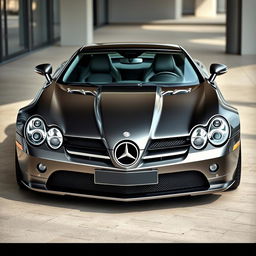 An upgraded version of the Mercedes-Benz SLR, inspired by the latest S-Class 500 model