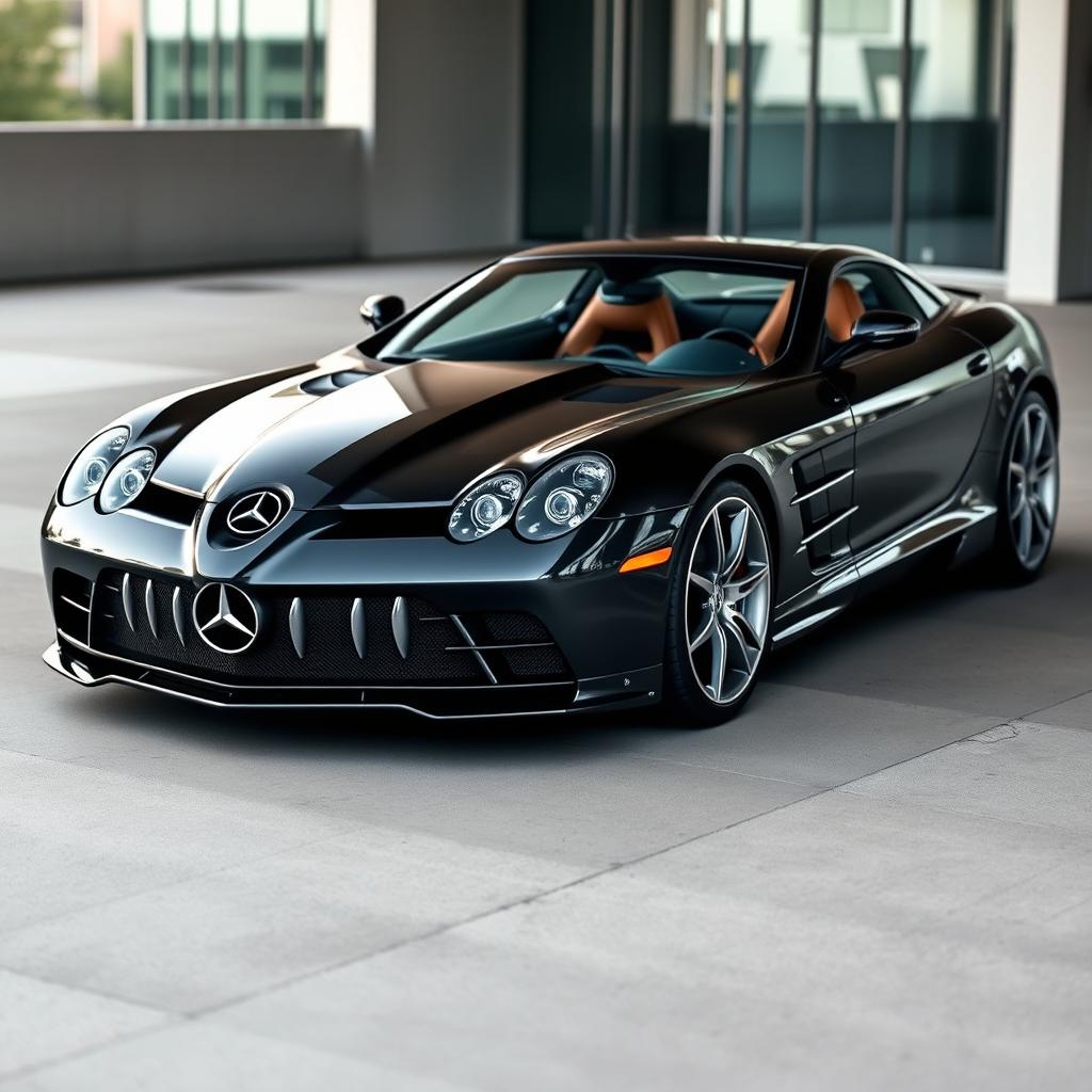 An upgraded version of the Mercedes-Benz SLR, inspired by the latest S-Class 500 model