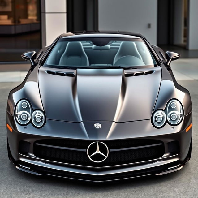 An upgraded version of the Mercedes-Benz SLR, inspired by the latest S-Class 500 model