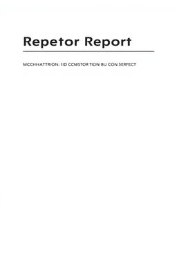A professional and clean cover page design for a report on a metro station construction management project