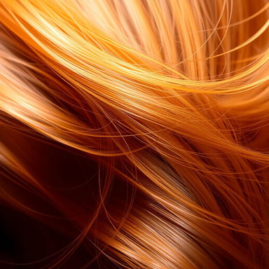A stunning close-up image of a luxurious head of flowing hair, emphasizing its rich color and texture