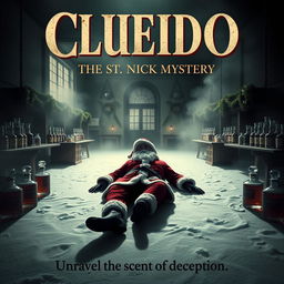 A cinematic poster for a film titled 'Cluedo: The St