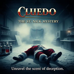 A cinematic poster for a film titled 'Cluedo: The St