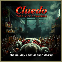 A cinematic poster for the film 'Cluedo: The St